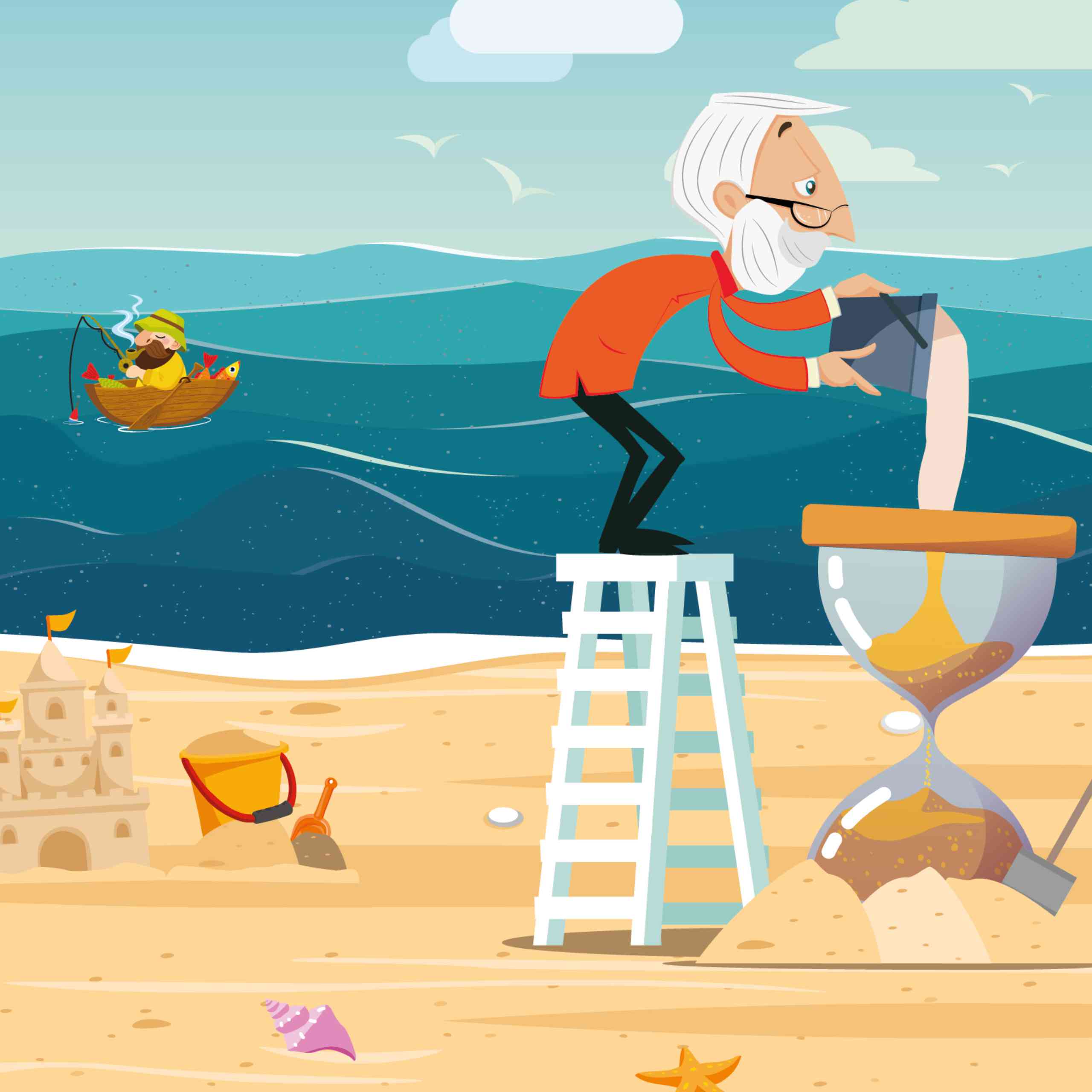Illustrations and fun facts for the Molslinjen ferries